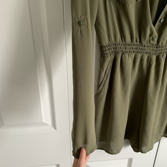 GREEN ROMPER - Picture 6 of 11